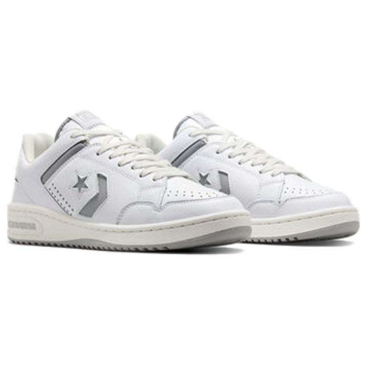 Converse Waffe Niedrig Weiß Grau Bereich Unisex Sneaker Vintage-Weiß A12335C