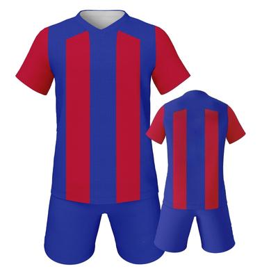 Soccer Jersey Set Soccer Kit Team Soccer Uniform Blue Red Football Shirt