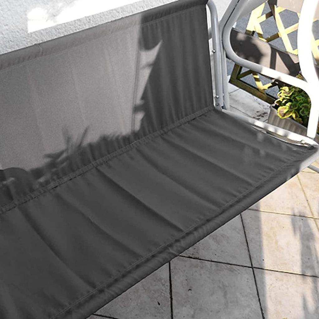 Replaceable Swing Seat Cover Outdoor 600D Thick Fabric Load-bearing Replacement Rainproof Garden Swing Seat Cover