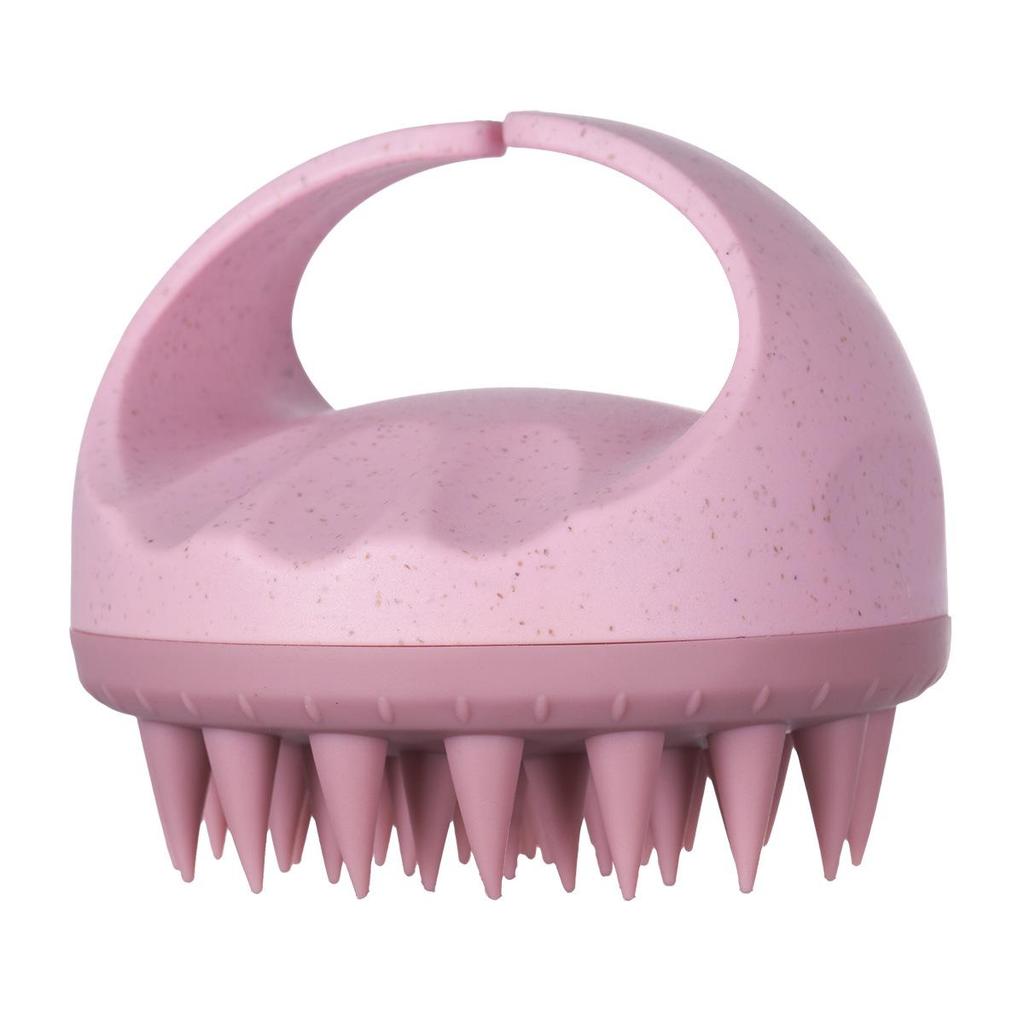 Wheat Straw Handle Shampoo & Scalp Massager Brush with Short/Long Teeth