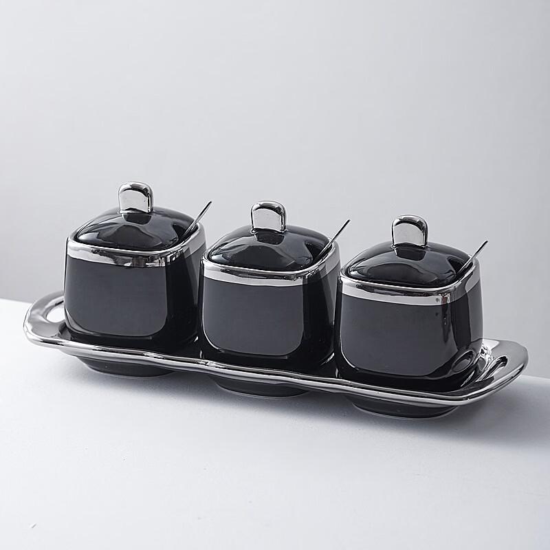 Nordic Ceramic Seasoning & Condiment Jar Set