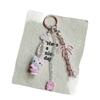 2025 The New Hot-selling Cute Cartoon Kt Cat Beaded Mobile Phone Pendant Fashion Pink Small and Exquisite Bag Pendant