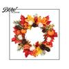 Static Cling Removable Window Sticker Thanksgiving Autumn Wall Decal, Maple Leaf Pinecone Pumpkin Harvest Sticker, Pine Cone Pattern Waterproof