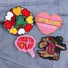 Netherland Oeteldonk Emblem Embroidered Patch Frog Patch Iron On Patches For Clothing Diy Netherland Carnival Patches Sew Badges 