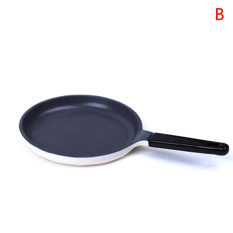 1:12 Dollhouse Miniature Egg Sausage Frying Pan Fryer Set Egg Beater Spatula Fork Whisk Jar Set Kitchen Accessories Toys Deco