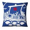 45X45Cm Polyester Japanese Lucky Cat Printing Pillowcase Home Pillow Decoration Ukiyo-E Cushion