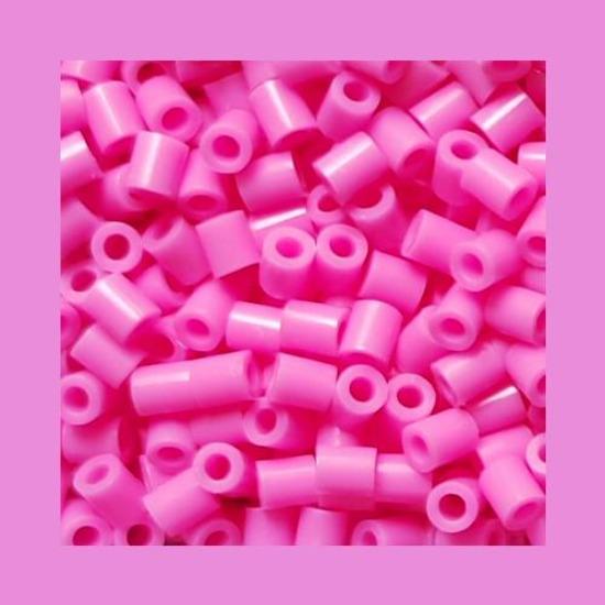Rosa Farbe 5mm Perlen 1000 Stück Pixel Art Hama Perlen für Kinder Bügelperlen DIY Puzzles Geschenk Kinderspielzeug