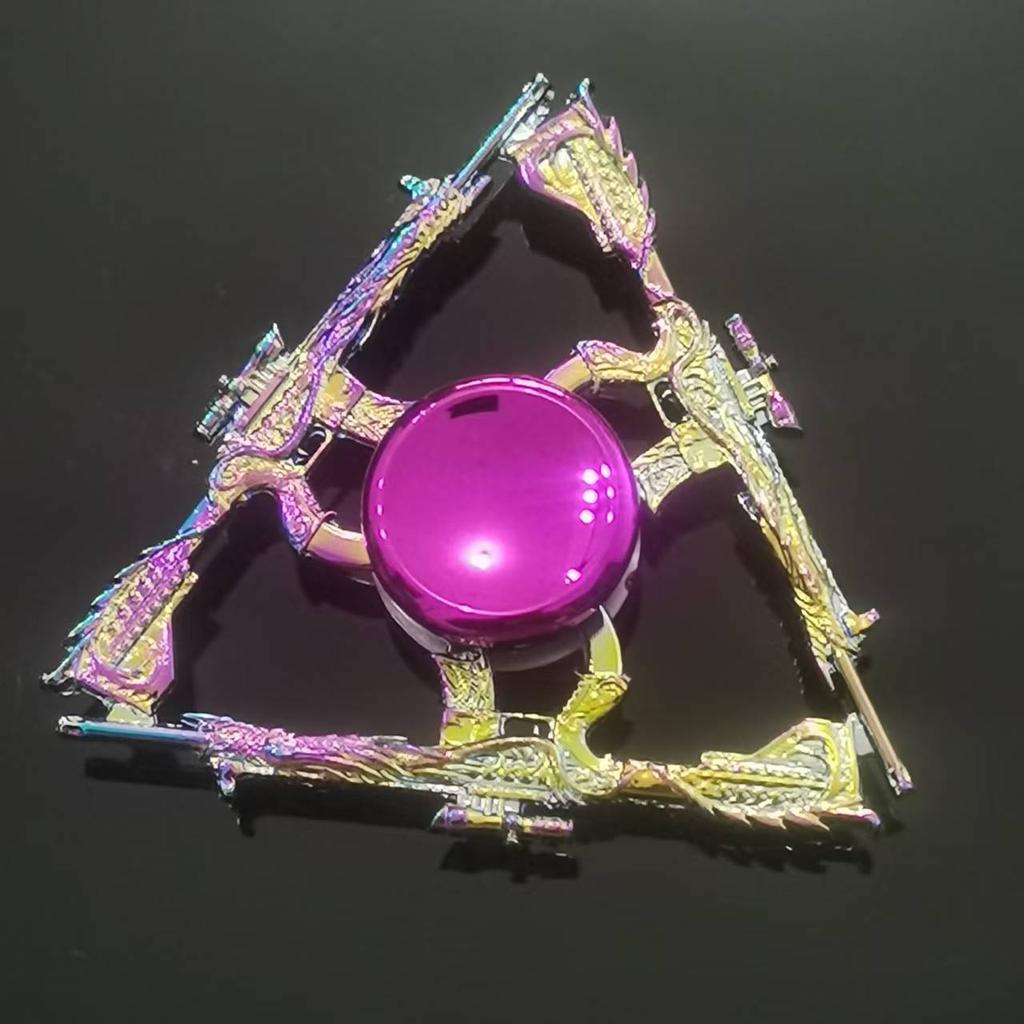 New Style Colorful Alloy Fidget Spinner Gradient Color R188 Mute Bearing Edc Metal Hand Spinner Adult Stress Relief  Fidget Toys