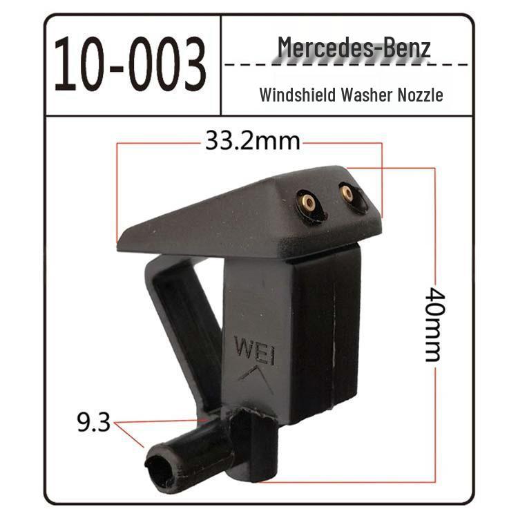 Compatible Windshield Washer Nozzle for Mercedes-Benz & Toyota