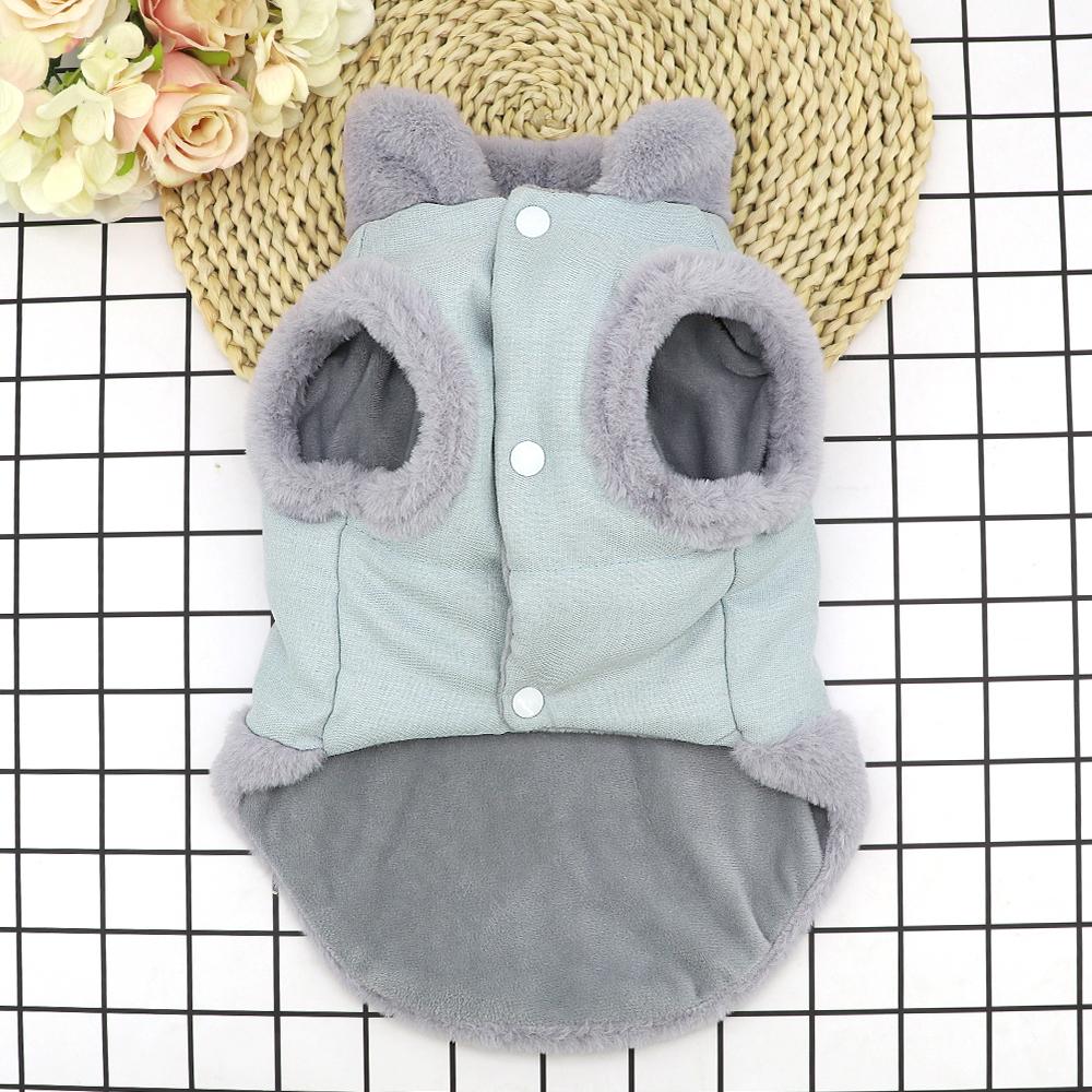 

Зимняя куртка для собак, теплая одежда для собак и кошек, жилет, куртка для маленьких собак, ветрозащитная одежда для щенков чихуахуа, йоркширского терьера S синий