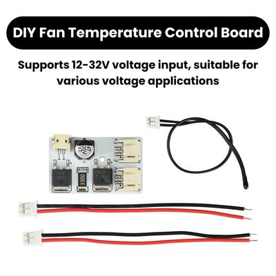 DC12-32V DIY Fan Temperature Control Board Automatic Fan Controller DC12V  Voltage Regulator Fan Temperature Control Board