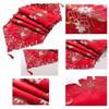 24TE Christmas Table Runners Dresser Scarves Unique Embroidery Design Excellent Gift