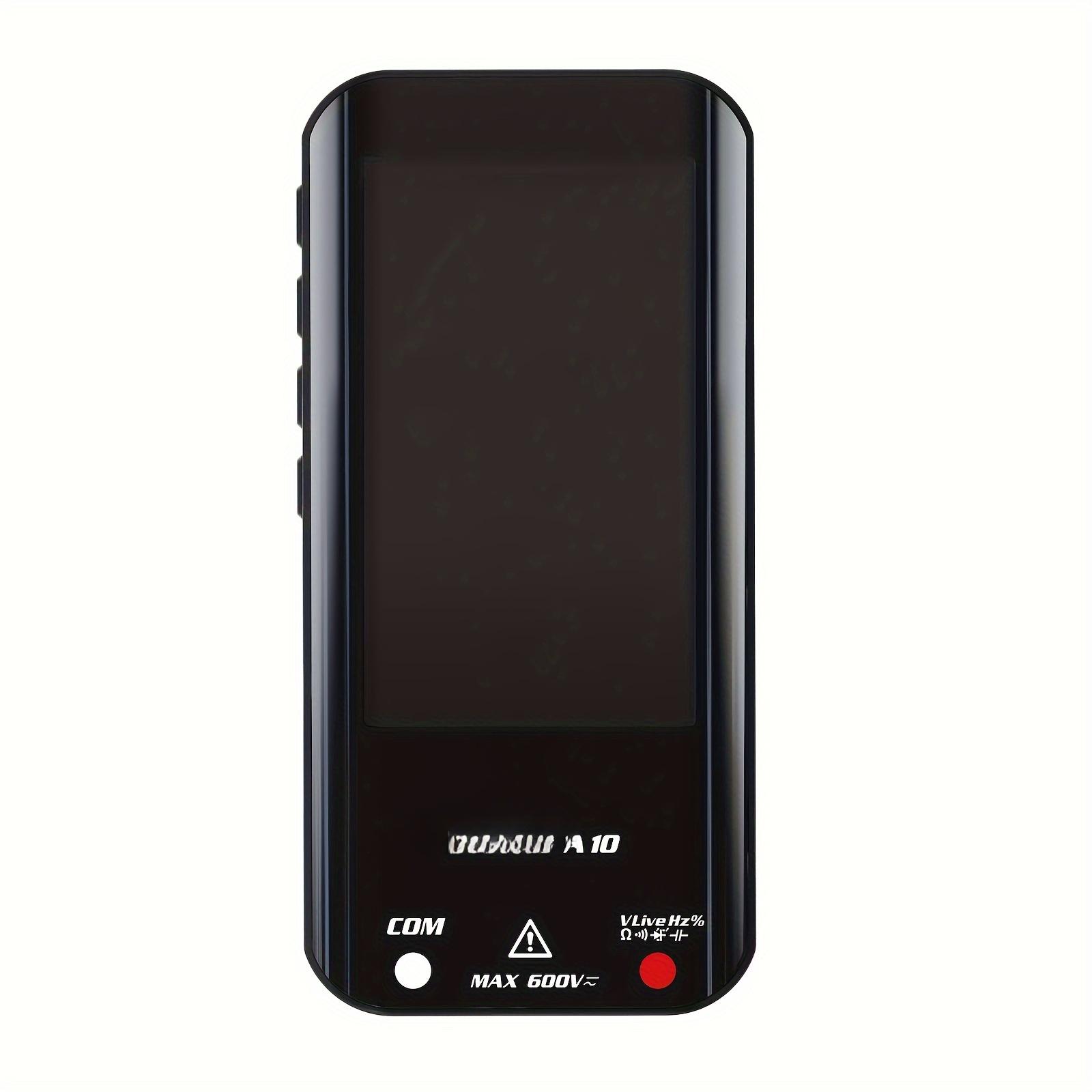 

Розумний цифровий універсальний лічильник A10 - перезаряджається, автоматичний вольтметр, 6000 відліків, кольоровий РК-екран, підходить для напруги змінного/постійного струму, ємності A10