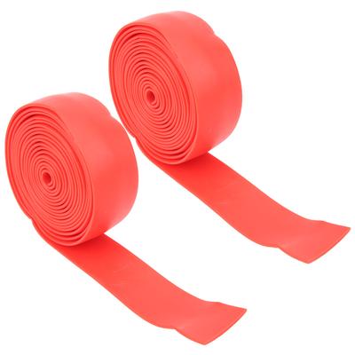 Conjunto de 2 Peças 2,5M Faixas Elásticas de Yoga Exercício Esportes Alça de Alongamento Faixa de Resistência Expansor Vermelho