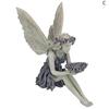 Zittende Tuinierende Hars Fee Beeldje Tuin Ornament Hars Ambacht Tuin Huis Tuin Decoratie Buiten Jardin Fee Beeldje