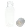 Transparent 30ml Refillable Bottles Flip Top Containers Round Plastic Bottle 1oz Dispensing Bottle