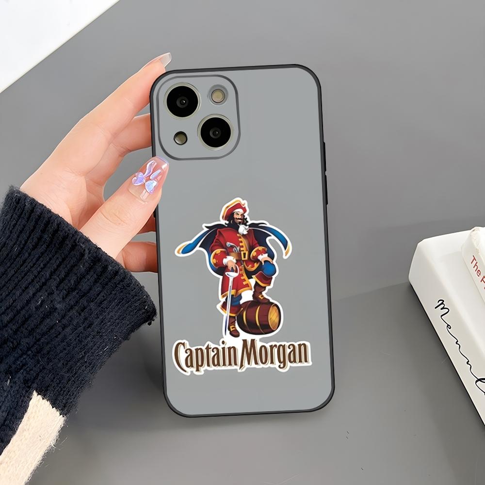Coque de téléphone de luxe Rum C_Captain Morgan Pour Iphone 17 Air 15 Pro Max 14 Pro 16 Plus 12 13 11 Xr X Xs 8 7 Plus Housse Arrière