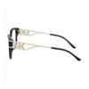 MICHAEL KORS Full frame design acetate fiber cat eye optical frame unisex couple style black