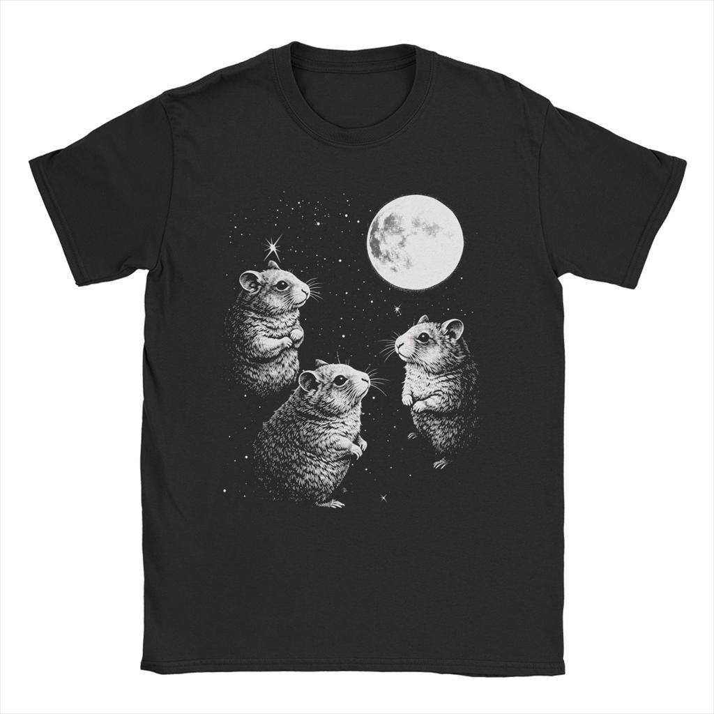 Dank Meme Hamster Staring Front Camera Hamster Calling WoUnisexs T Shirt Tee Shirt TShirts Pure Cotton Birthday Present Clothing