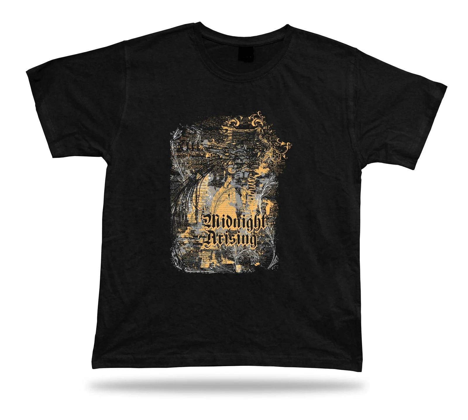 Midnight Arising Angry Flying Bird Floral tshirt tee modern stylish idea design S