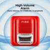Strobe Light Wireless Fire Alarm Horn Alert Strobe Sounder Sound & Light Alarm  Office Environment