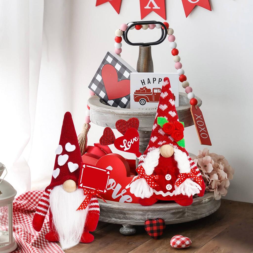 Frühlingslavendel Gesichtsloser Puppenzwerg Ältere Puppe Desktop Dekoration Ornament, Ostergeschenke an Freunde und Familie geben