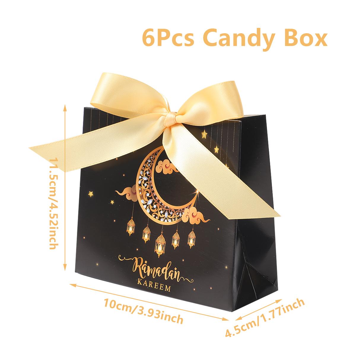 

Ramadan Kareem Gift Packing Boxes 2025 Eid Mubarak Ramadan Decoration for Home Eid Al Adha Islamic Muslim Party Decor Candy Box Other