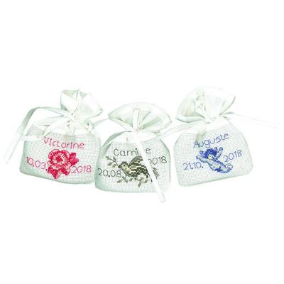 Embroidered Favor Kit for Baptism X3