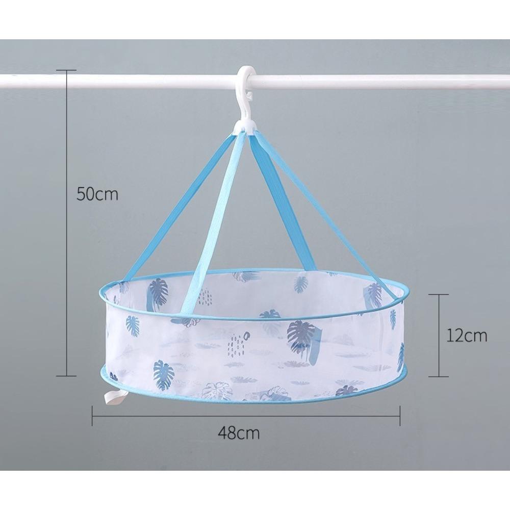 Large Foldable Double Layer Clothes Drying Net Edge Wrapped Flat Rack Ideal for Sweater Underwear Household Drying