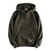500g Heavyweight Half-Zip Men's Hooded Sweatshirt - Vintage Japanese-Style Trendy Youth Top
