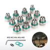 Kit de Reparación de Rosca de Cárter de Aceite Autoatornillante de Acero Inoxidable Piggyback de Tamaño Superior para Tapón de Drenaje de Aceite M10.4 M12.1x1.25/1.5 M14.1 M16.1 M18.1 Tapones de Drenaje de Aceite 3