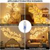 Tree Branch Lamp Bedroom Wall Decoration Willow Vine Tree Light Strip 8 Lighting Modes Diy Atmosphere Light Home Lighting