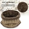 Korean Style Knitted Hat Scarf Set Fleece Knitted Neck Warmer Combo Warm Hat Scarf Set  Adult Use