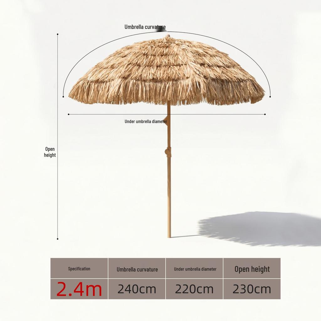 Tourist Straw Hat: Sun Protection Resort Decor with Beach & B&B Appeal
