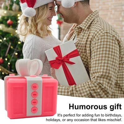 3D Printed Annoying Gift Box with Screws Colorful Square Puzzle Present Box Prank Case Home Office Bookshelf Desktop Decoration Ornament