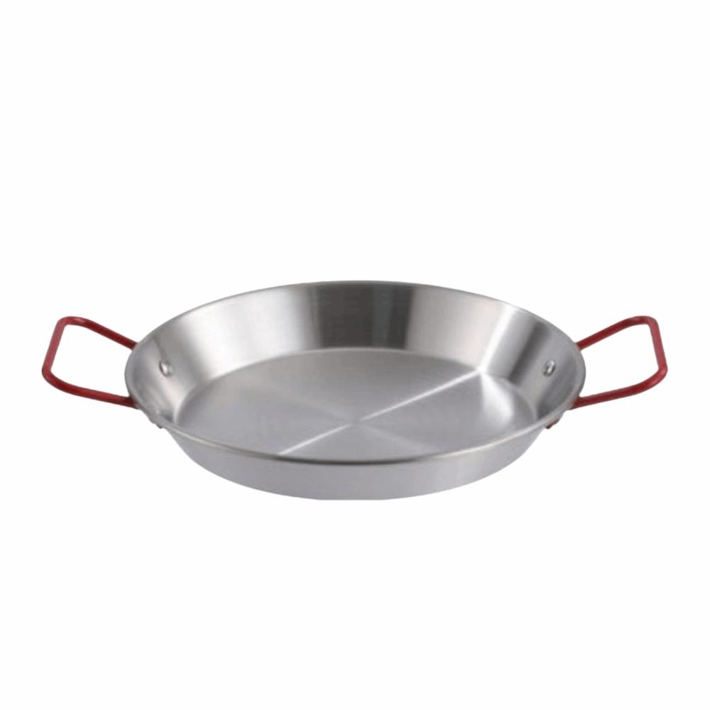 Nonstick Surface Seafood Plate Flat Bottom Snack Plate Heavy Duty Stainless Steel Pan  Home Kitchen