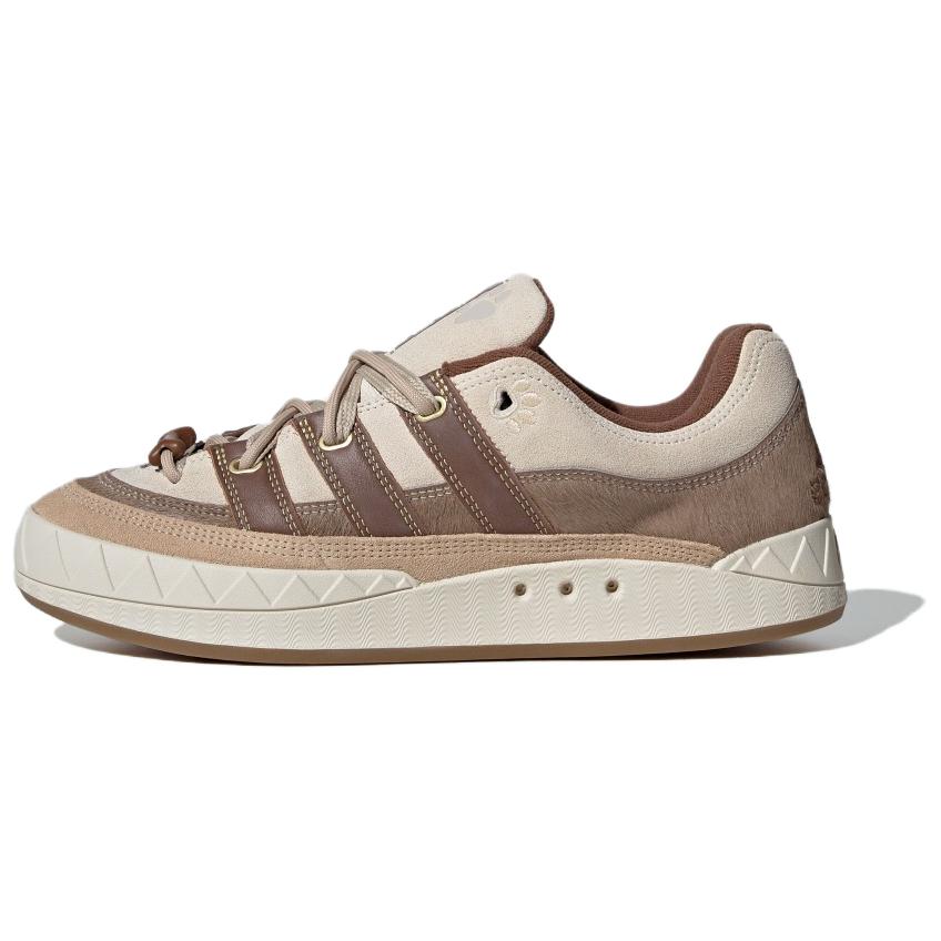 Adidas Originals Adimatic Comfortable Versatile Non-Slip Durable Low-Top Skate Shoes Unisex Sneakers Brown JQ2611