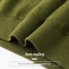 Peimeng Men's Cashmere-Blend Seagull Collar Pullover Sweater
