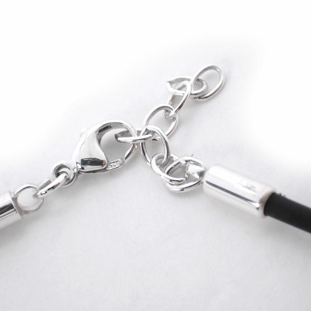 [Used] TIFFANY 925/Rubber Necklace/g539-26