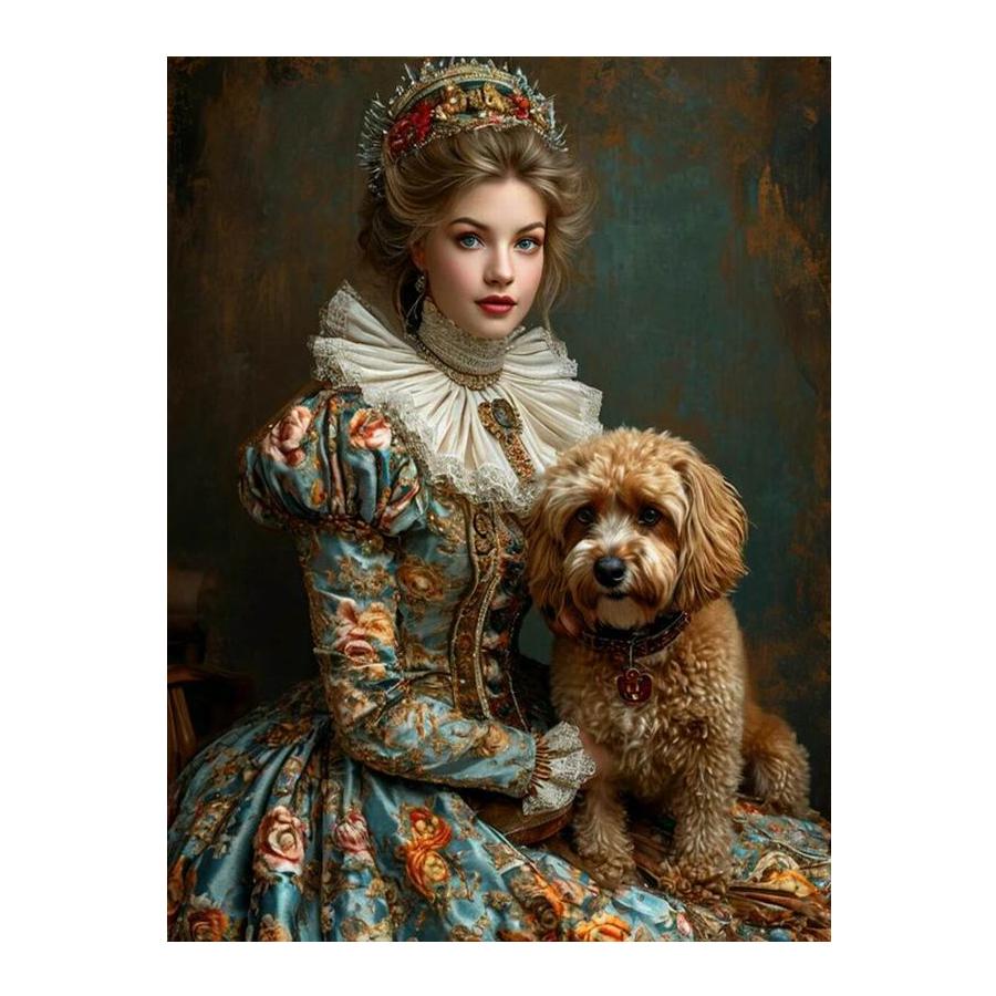 Diamond Painting New Collection Woman and Dogs Diy Full Rhinestone Embroidery Girl Pet Animal Flowers Mosaic Cross Stitch Kits Wall Decor