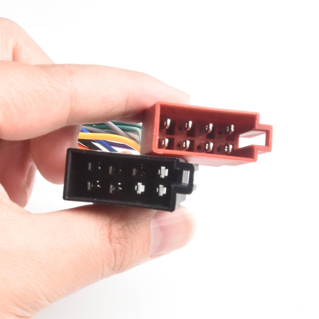 Car Stereo Radio Harness Portable Good Sealing Portable Auto Adapter Wire Harness Connector Durable Wiring Cable