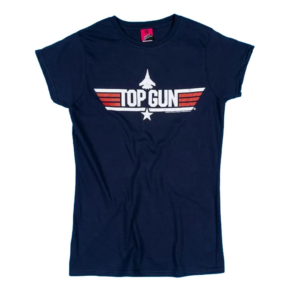 Top Gun Womens/Ladies Maverick Back Print Fitted T-Shirt