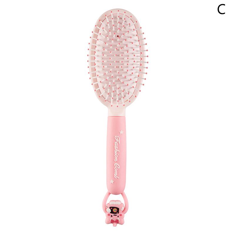 

Милая массажная расческа с воздушной подушкой для детей, мужчин и женщин, щетка для волос, распутывающая щетка, расческа для волос, зеркало, отлично подходит для влажных или сухих волос