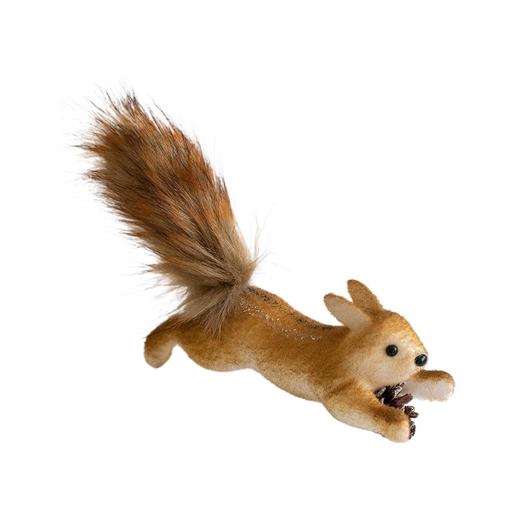 Weihnachtshörnchen Figur Schaumstoff Leichtes Hörnchen Ornament Lebensechtes Hörnchen Dekoration Weihnachtsbaum Tischmittelstück