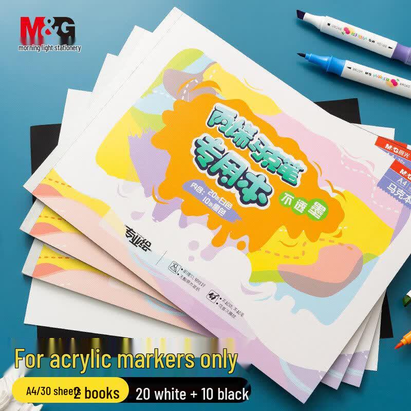 Shima A4 Acrylic Marker Book 2-Pack