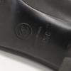 CHANEL [Excellent Condition] G36438 CC Logos Leather Heel Long Boots/ shoes 36 1/2 blackUsed
