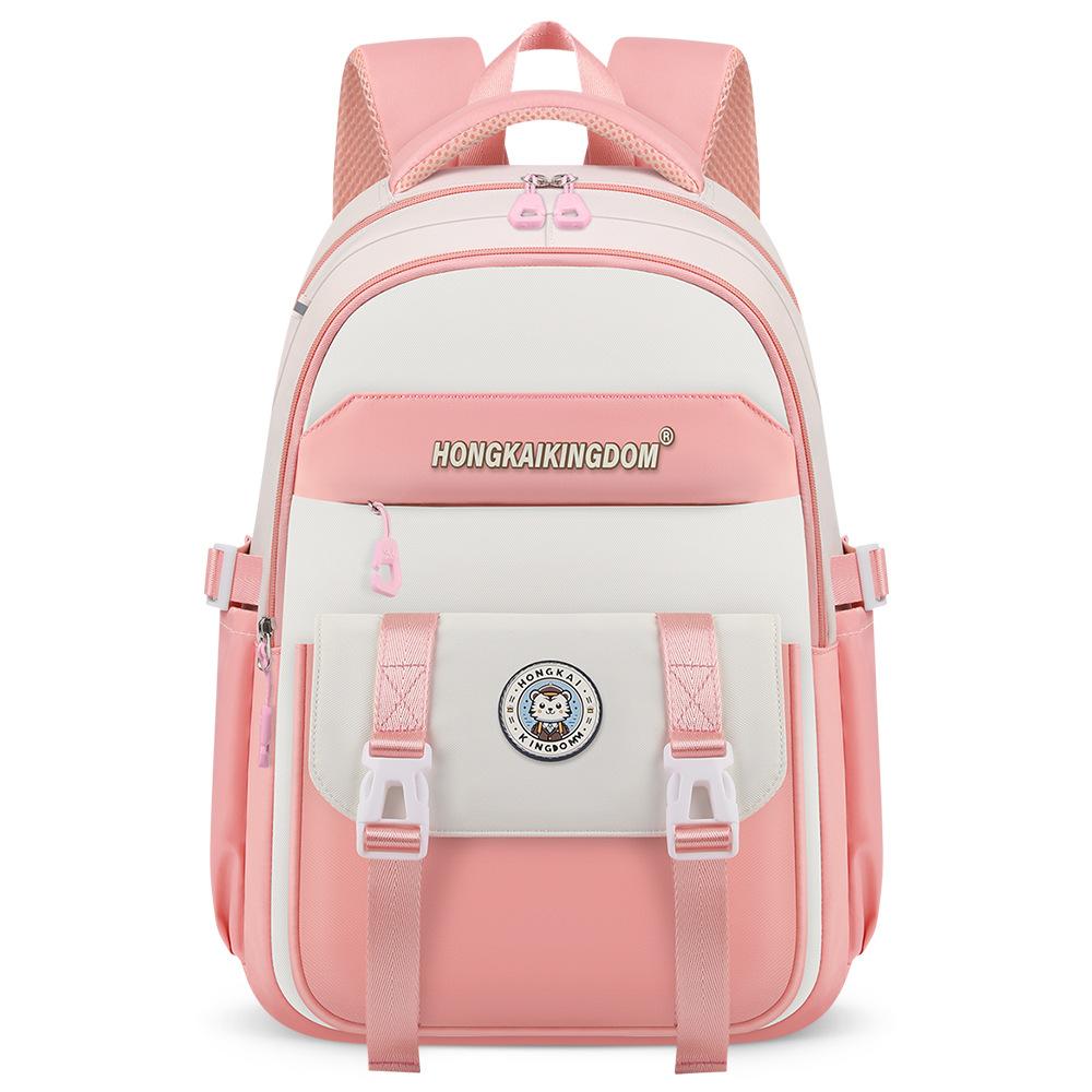 New schoolbag Ultra-light burden reduction, primary and secondary school student schoolbag, men's and women's large-capacity backpack backpack