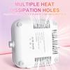Powerful vacuum cleaner for nail technicians, stepless speed control, and comes with disposable filters