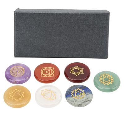 Chakra Stones Natural Semi Precious Stone Yoga Stone Chakra Stone Decoration Ornaments