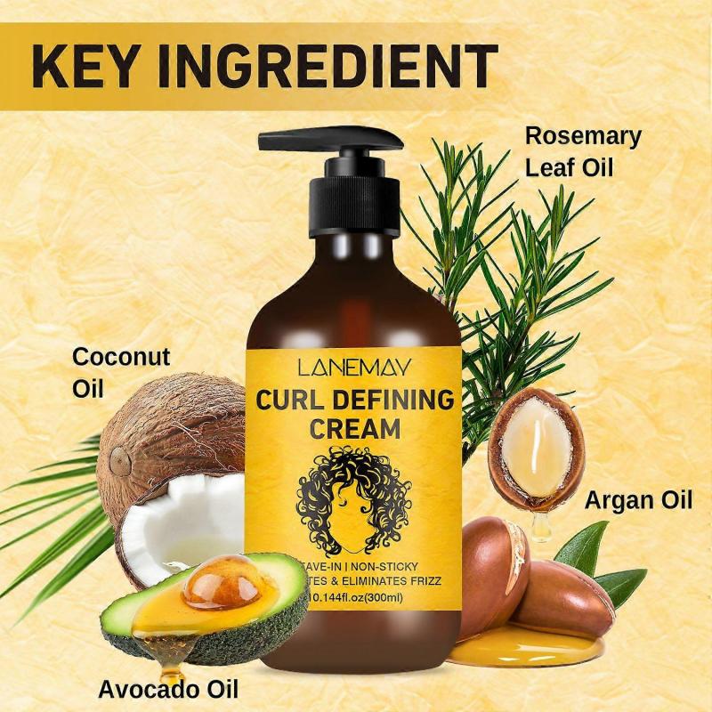 Lockenstyling-Creme, angereichert mit ätherischen Kräuterölen, macht das Haar weich, glänzend und elastisch